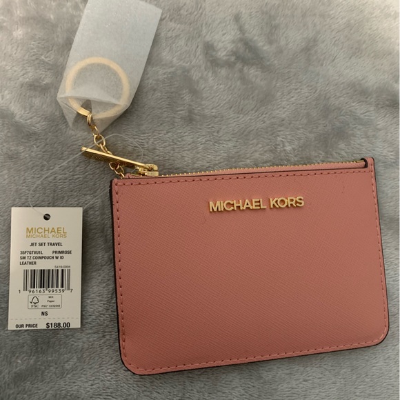 NWT Michael Kors Coin Pouch with ID Leather - Picture 3 of 4